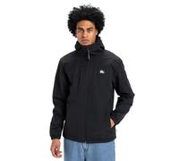 Quiksilver Chaqueta Impermeable con Capucha Overcast 3K para Hombre, Color Negro, Talla XXL