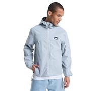Quiksilver Chaqueta Impermeable Overcast 3K Tape para Hombre, Color Gris