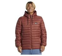Quiksilver Scaly Hood Chaqueta, marrón, M para Hombre