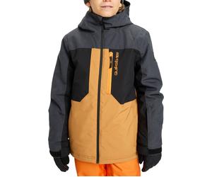 Quiksilver - Chaquetas de esquí niños - Dawson Youth Jacket True Black - Talla Infantil 10 años - Amarillo Amarillo 10 años