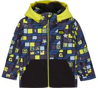 Quiksilver - Chaquetas de esquí niños - Little Mission Kids Jacket 3D Checker Yellow Plum - Talla Infantil 4-5 años - Amarillo Amarillo 4-5 años