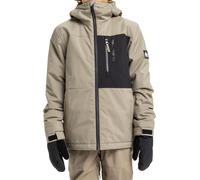 Quiksilver - Chaquetas de esquí niños - Side Hit Solid Youth Jacket Fallen Rock - Talla 8 años - Beige Beige 8 años