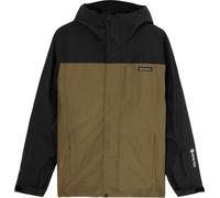 Quiksilver - Chaquetas de esquí - Overcast Gore-Tex Jacket Black Grape Leaf - Talla S - Negro Negro S