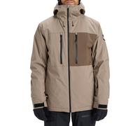 Quiksilver - Chaquetas de esquí - Sycamore Solid 20k Jacket Fallen Rock - Talla S - Marrón Marrón S