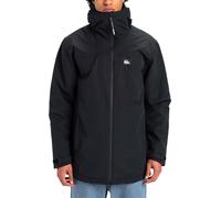 Quiksilver - Chaquetas - Overcast 3K Parka Black de Nylon - Talla L - Negro Negro L