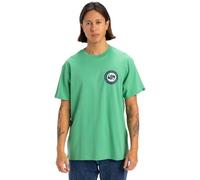 Quiksilver Circle Back SS Camiseta, Green Spruce, S Hombre