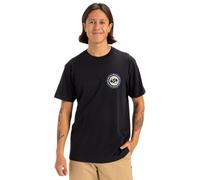 Quiksilver Circle Back SS Camiseta, Black, M Hombre