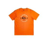 Quiksilver Circle Logo Camiseta, Gold Flame, XS para Hombre