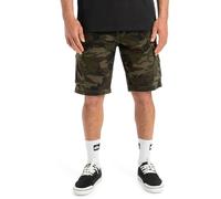 Quiksilver, Crucial Battle Cargo Pantalones Cortos, Hombres, 28, Camo Print Crucial Battle