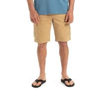 Quiksilver, Crucial Battle Cargo Pantalones Cortos, Hombres, 32, Khaki