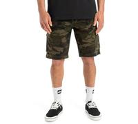Quiksilver, Crucial Battle Cargo Pantalones Cortos, Hombres, 33, Camo Print Crucial Battle