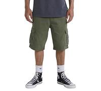 Quiksilver Crucial Battle Pantalones cortos, Four Leaf Clover, 28 Hombre