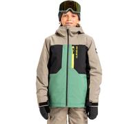 QUIKSILVER Dawson Youth Jk - Niño - Gris / Verde / Negro - talla 8 años- modelo 2026