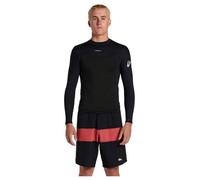 Quiksilver - Ed Sessions 1.0 Top de Manga Larga, Hombres, Black, M