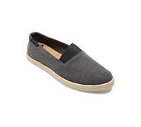 Quiksilver Espadrilled, Zapato Hombre, Solid Black, 44 EU