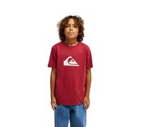 Quiksilver EV Comp - Camiseta de Manga Corta con Logo SS Youth para niño, 8-16 años, Color Rojo