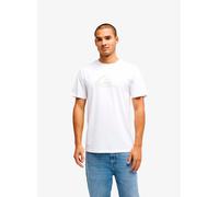Quiksilver Camiseta Ev Comp Logo SS para Hombre Blanco L