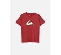 Quiksilver EV Comp - Camiseta de Manga Corta con Logo SS Youth para niño, 8-16 años, Color Rojo