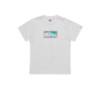 Quiksilver, Ev Gradient Box Camiseta de Manga Corta, Hombres, L, White