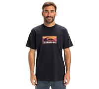 Quiksilver, Ev Gradient Box Camiseta de Manga Corta, Hombres, S, Dark Navy