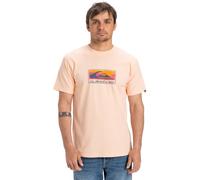 Quiksilver, Ev Gradient Box Camiseta de Manga Corta, Hombres, S, Peach Parfait