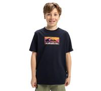 Quiksilver, Ev Gradient Box Camiseta de Manga Corta, Niño, 16 años, Dark Navy