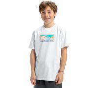Quiksilver EV Gradient Box SS YTH Camiseta, White, 16 años Niños
