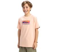 Quiksilver, Ev Gradient Box Camiseta de Manga Corta, Niño, 8 años, Peach Parfait