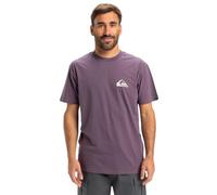 Quiksilver, Ev Mini Logo Camiseta de Manga Corta, Hombres, L, Vintage Violet