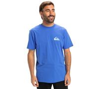 Quiksilver, Ev Mini Logo Camiseta de Manga Corta, Hombres, XS, Nebulas Blue