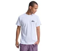 Quiksilver, Ev Mini Logo Camiseta de Manga Corta, Hombres, XS, White