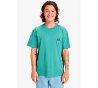 Quiksilver Camiseta de manga corta EV con logotipo S Verde