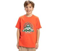 Quiksilver, Ev Skull Feast Camiseta de Manga Corta, Niño, 10 años, Tigerlily