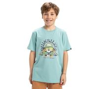 Quiksilver EV Skull Feast SS YTH Camiseta, Aquifer, 16 años Niños