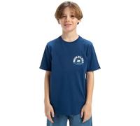 Quiksilver, Ev Summer Road Camiseta de Manga Corta, Niño, 10 años, Estate Blue