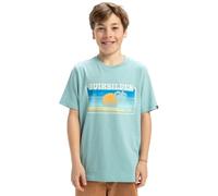 Quiksilver, Ev Sun Faded Camiseta de Manga Corta, Niño, 8 años, Aquifer