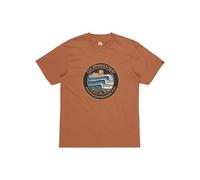 Quiksilver EV Three Seas SS Camiseta, BRAN, L Hombre