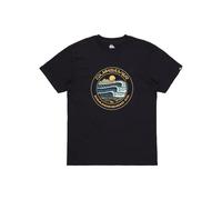 Quiksilver EV Three Seas SS Camiseta, Dark Navy, L Hombre