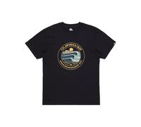 Quiksilver, Ev Threeas Camiseta de Manga Corta, Hombres, XS, Dark Navy