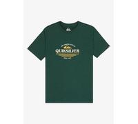Quiksilver Ev Type Line SS Camiseta, Verde Trekking, 14 años para Niños