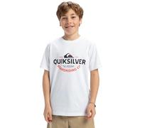 Quiksilver, Ev Typed out Camiseta de Manga Corta, Niño, 10 años, Tigerlily
