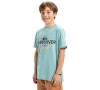 Quiksilver, Ev Typed out Camiseta de Manga Corta, Niño, 8 años, Aquifer