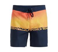 Quiksilver Everyday Half Jam 16 Pantalones Cortos, Bloque de Palabras de Coral ardiente, 50 para Hombre