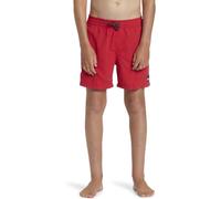 Quiksilver Everyday Solid Volley YTH 14 Pantalones Cortos, Rojo (High Risk), 128 para Niños