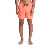 Quiksilver Everyday Solid Volley 15 Pantalones Cortos, Coral ardiente, XS para Hombre