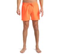 Quiksilver Everyday Solid Volley 15 Pantalones Cortos, Coral ardiente, XS para Hombre
