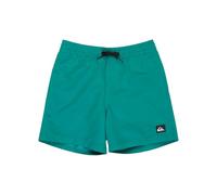 Quiksilver Everyday Solid Volley YTH 14 Pantalones Cortos, Verde Azulado, 128 para Niños