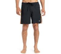 Quiksilver Everyday Volley 16 Pantalones Cortos, Black Holmes, M para Hombre