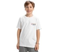 Quiksilver, EVO Aqua Wild Camiseta de Manga Corta, Niño, 14 años, Snow White