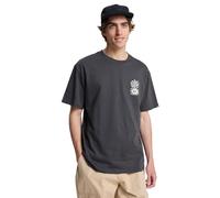 Quiksilver EVO Blossom of Peace - Camiseta de Manga Corta - Hombre - Negro.